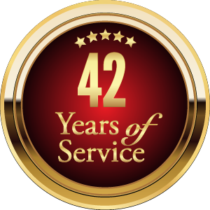 42 Years of Service